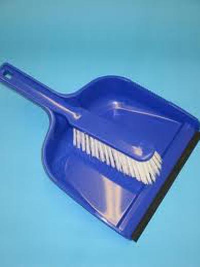 dustpan and brush